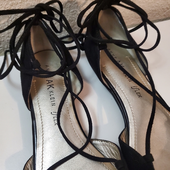 Anne Klein iflex 7 Point Toe Lace Up Flats - Picture 2 of 5